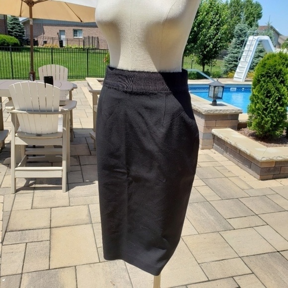 Giambattista Valli Pencil Skirt Black IT 44 US 8